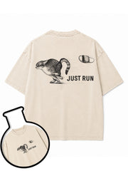 JUST RUN Washed T-Shirt