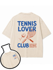 TENNIS LOVER CLUB Washed T-Shirt
