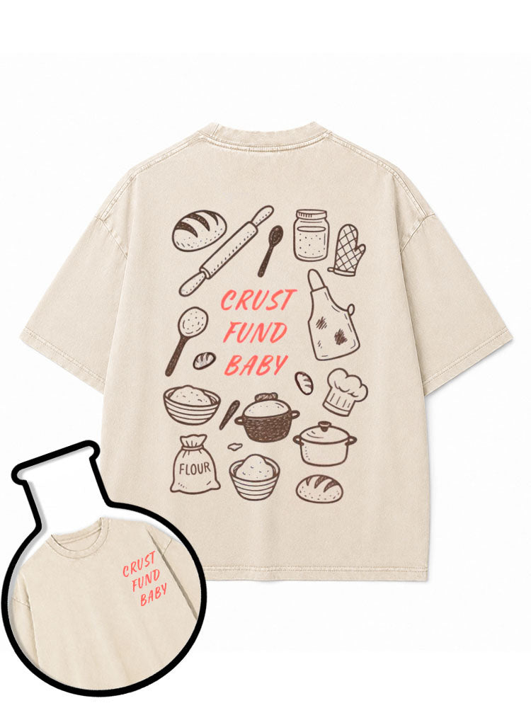 CRUST FUND BABY Washed T-Shirt
