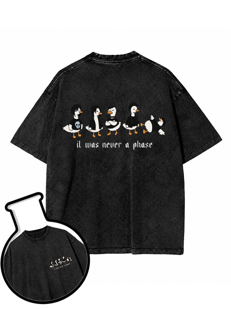 It Was Never A Phase Washed T-Shirt
