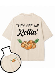 They See Me Rollin Washed T-Shirt
