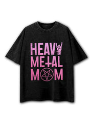 Heavy Metal Mom Washed T-Shirt