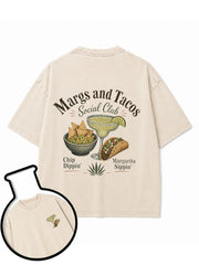Margs and Tacos Social Club Washed T-Shirt