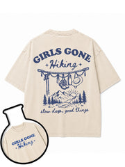 GIRLS GONE Hiking Washed T-Shirt