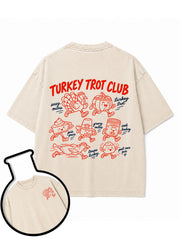 TURKEY TROT CLUB Washed T-Shirt