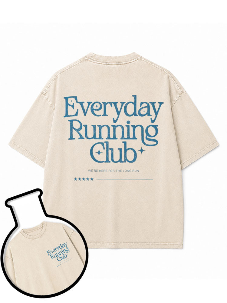 Everyday Running Club Washed T-Shirt