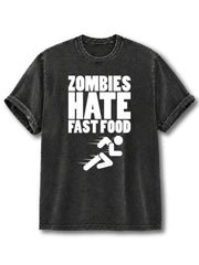 Zoobie Hate Fast Food Washed T-Shirt