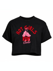 HOT GIRLS RUN CLUB Crop Tops