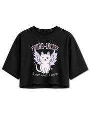 PURRR INCESS Crop Tops