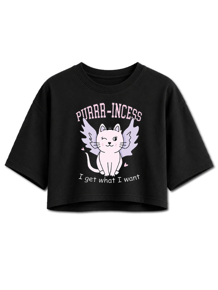 PURRR INCESS Crop Tops