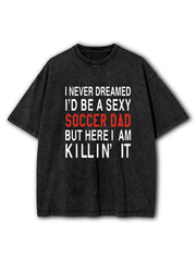 Soccer Dad Washed T-Shirt