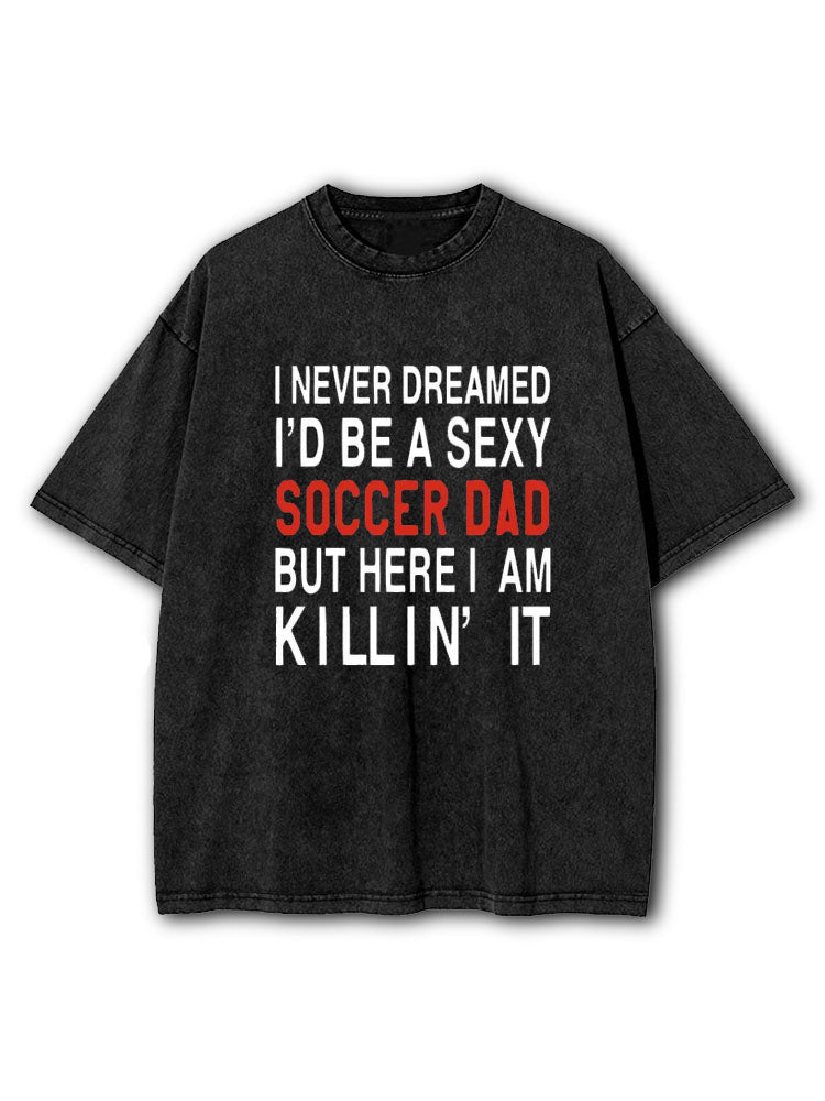 Soccer Dad Washed T-Shirt