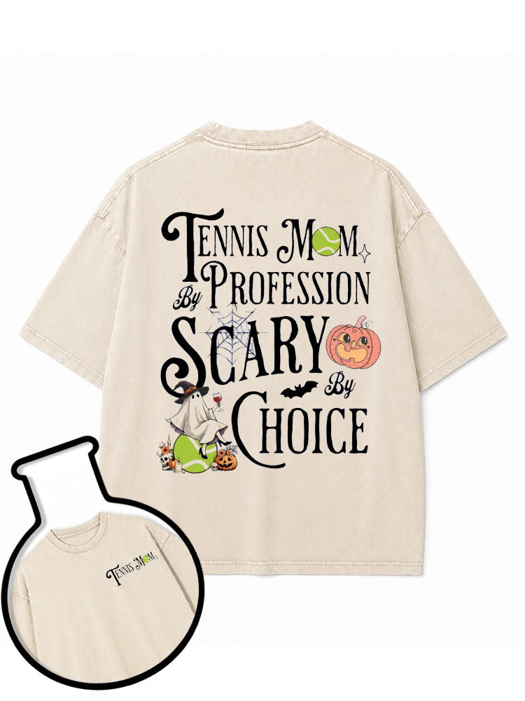 TENNIS MOM By PROFESSION Washed T-Shirt