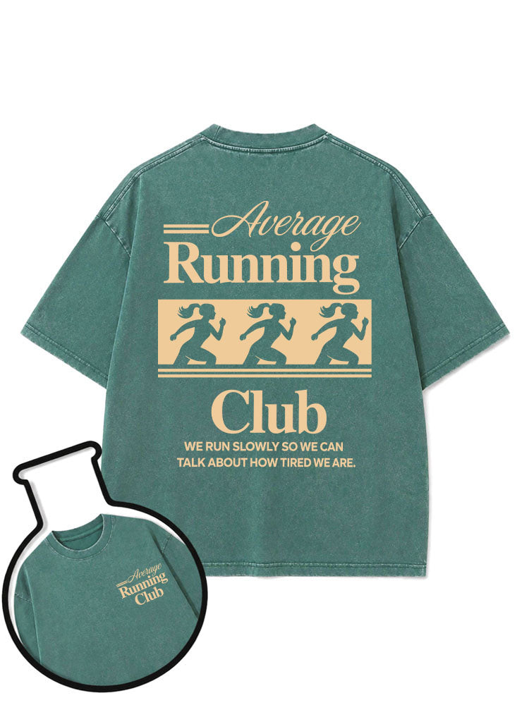 Average Running Club Washed T-Shirt
