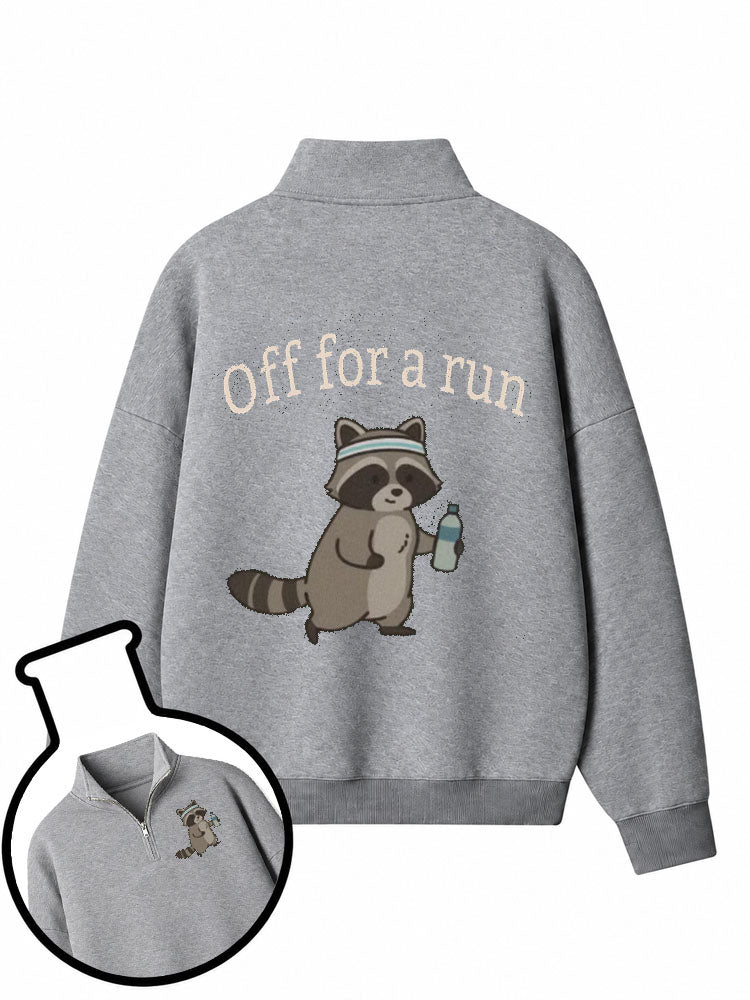Off For A Run Half-Zip Fleece Pullover