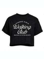 STRONG GIRLS WALKING CLUB Crop Tops