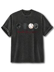 Baseball Season Washed T-Shirt