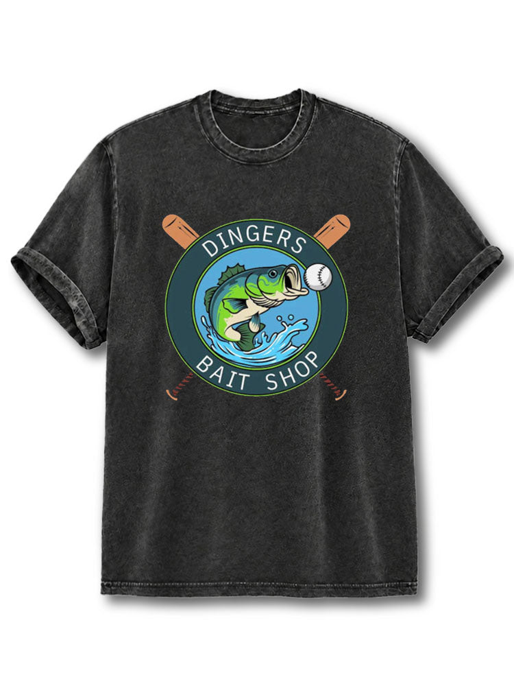 Dingers Bait Shop Washed T-Shirt