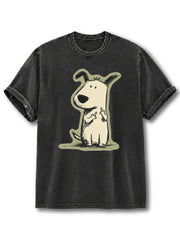 Sarcastic Puppy Washed T-Shirt