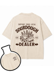 SUPPORT YOUR LOCAL SOURDOUGH DEALER Washed T-Shirt