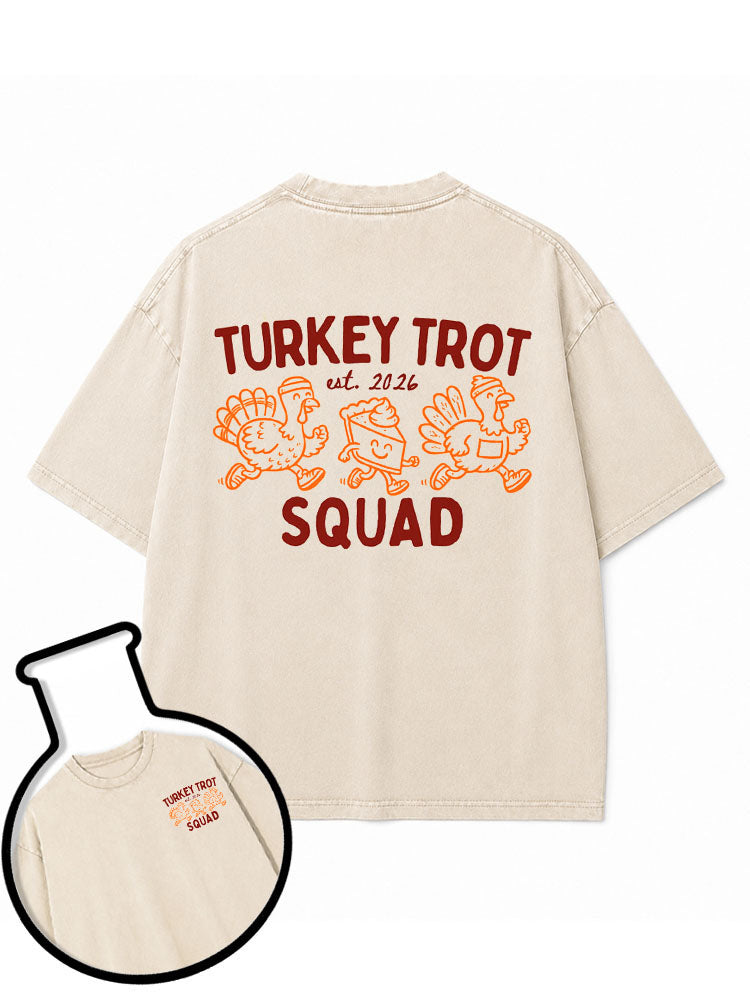 TURKEY TROT Washed T-Shirt