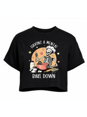 Having A Mental Bake Down Crop Tops