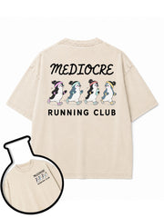 MEDIOCRE RUNNING CLUB Washed T-Shirt