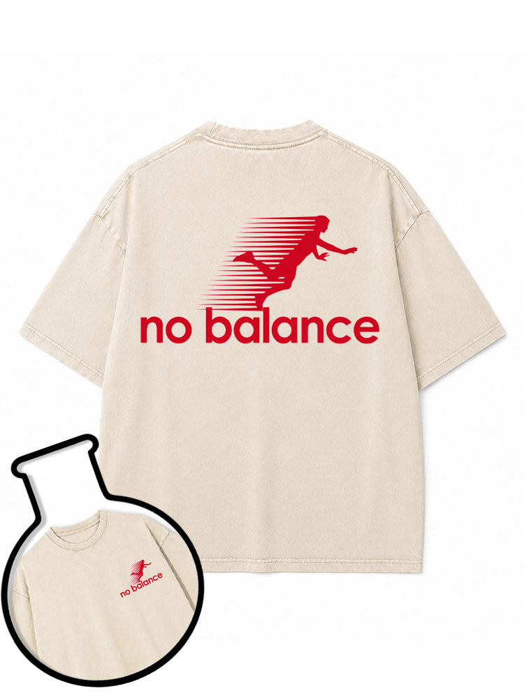 no balance Washed T-Shirt
