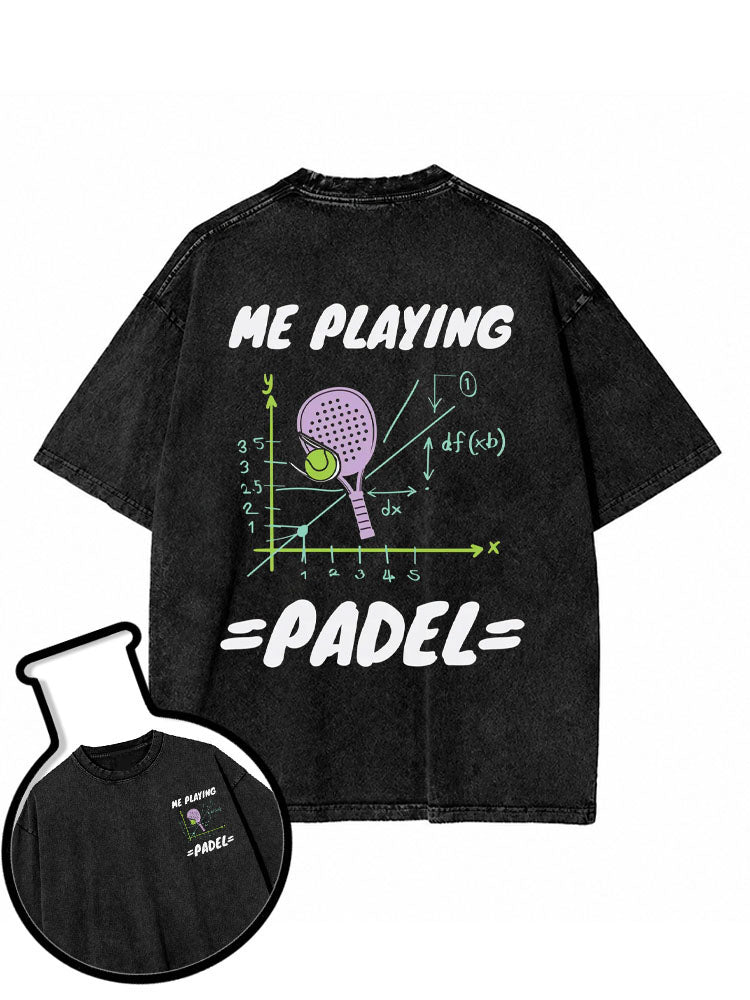 ME PLAYING PADE Washed T-Shirt