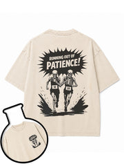 RUNNING OUT OF PATIENCE Washed T-Shirt