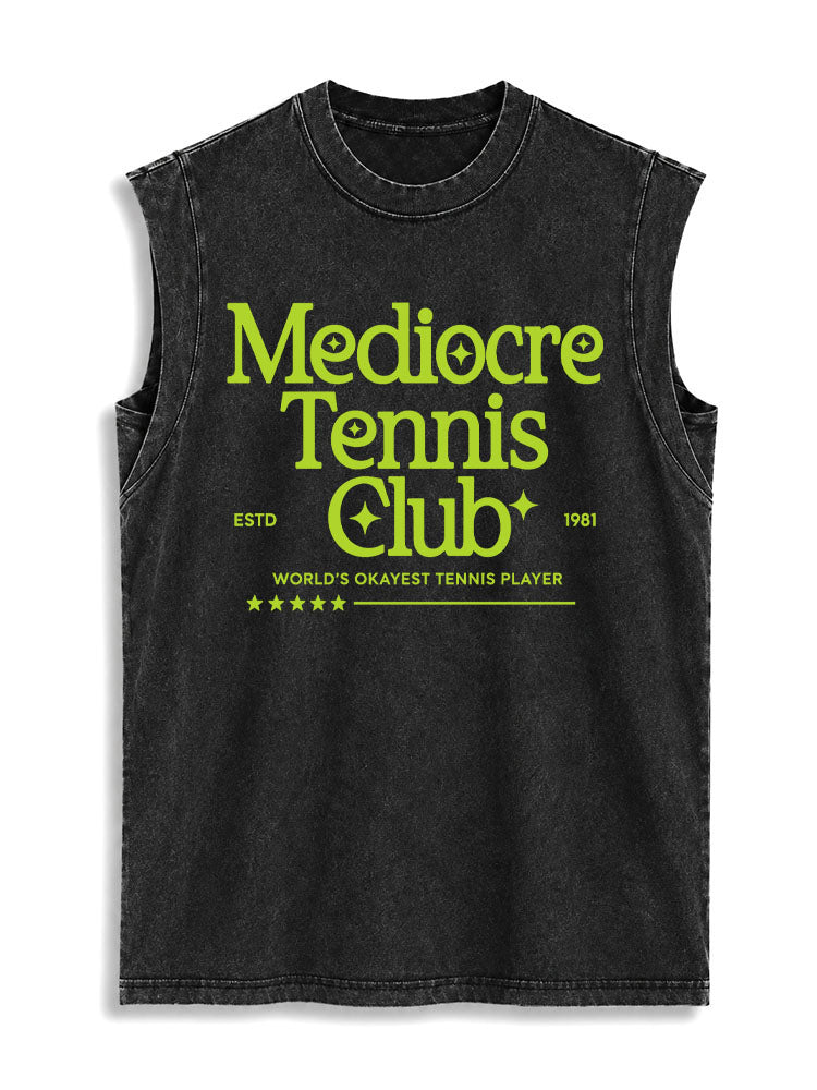 Mediocre Tennis Club Vintage Washed Cotton Tank Top