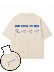 SILLY GOOSE RUN CLUB Washed T-Shirt