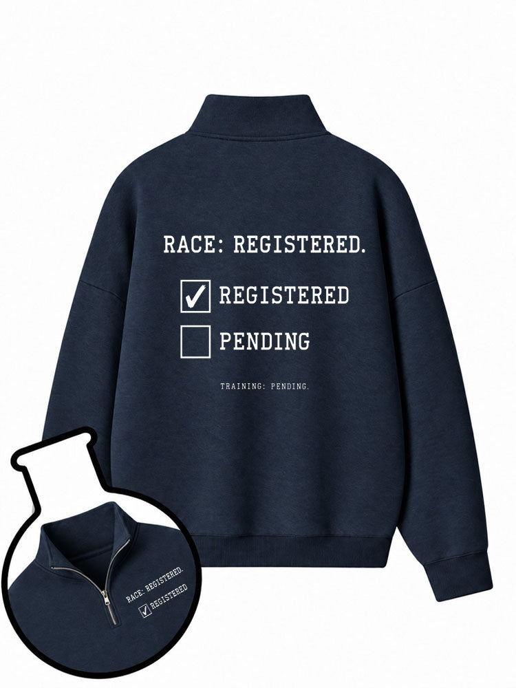 Race: Registered Half-Zip Fleece Pullover