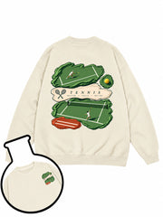 Vintage Sporty Tennis Club Sweatshirt