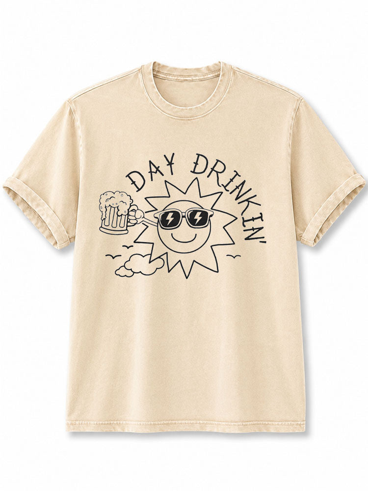 Day Drinking Washed T-Shirt