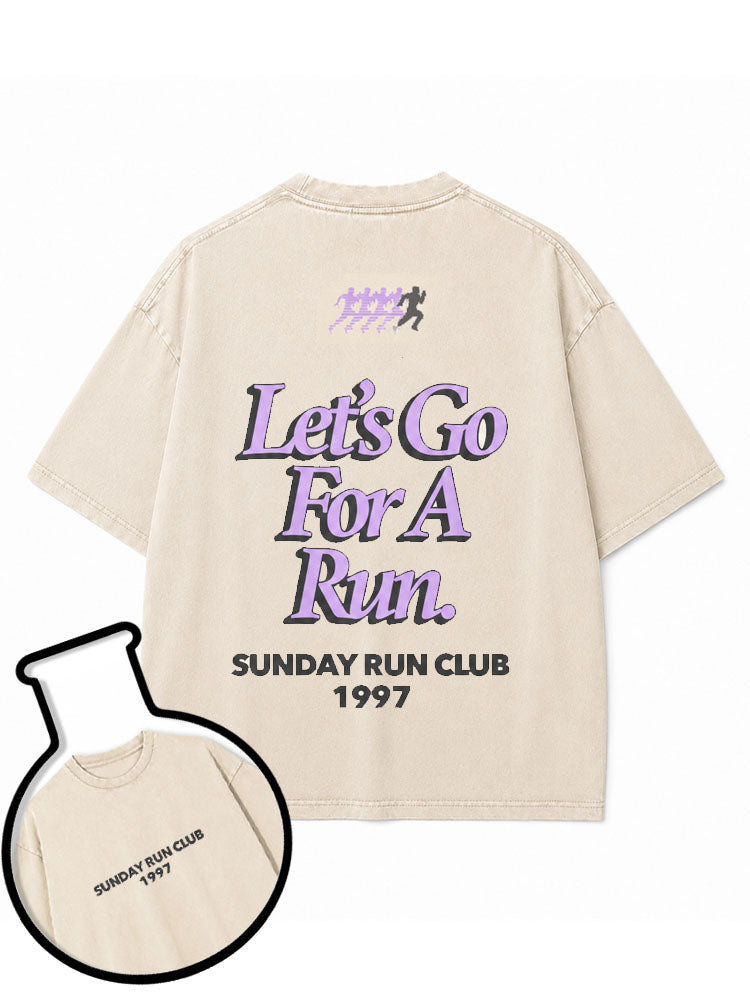 Sunday Run Club Washed T-Shirt