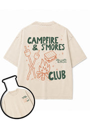 CAMPFIRE & S'MORES CLUB Washed T-Shirt