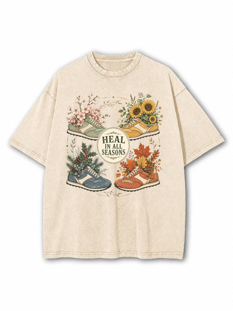 Heal In All Seasons Washed T-Shirt