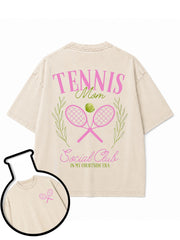 TENNIS MOM Washed T-Shirt