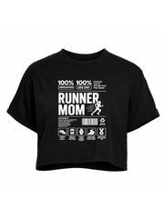 Runner Mom Crop Tops