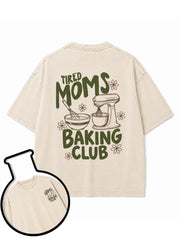 TIRED MOMS BAKING CLUB Washed T-Shirt