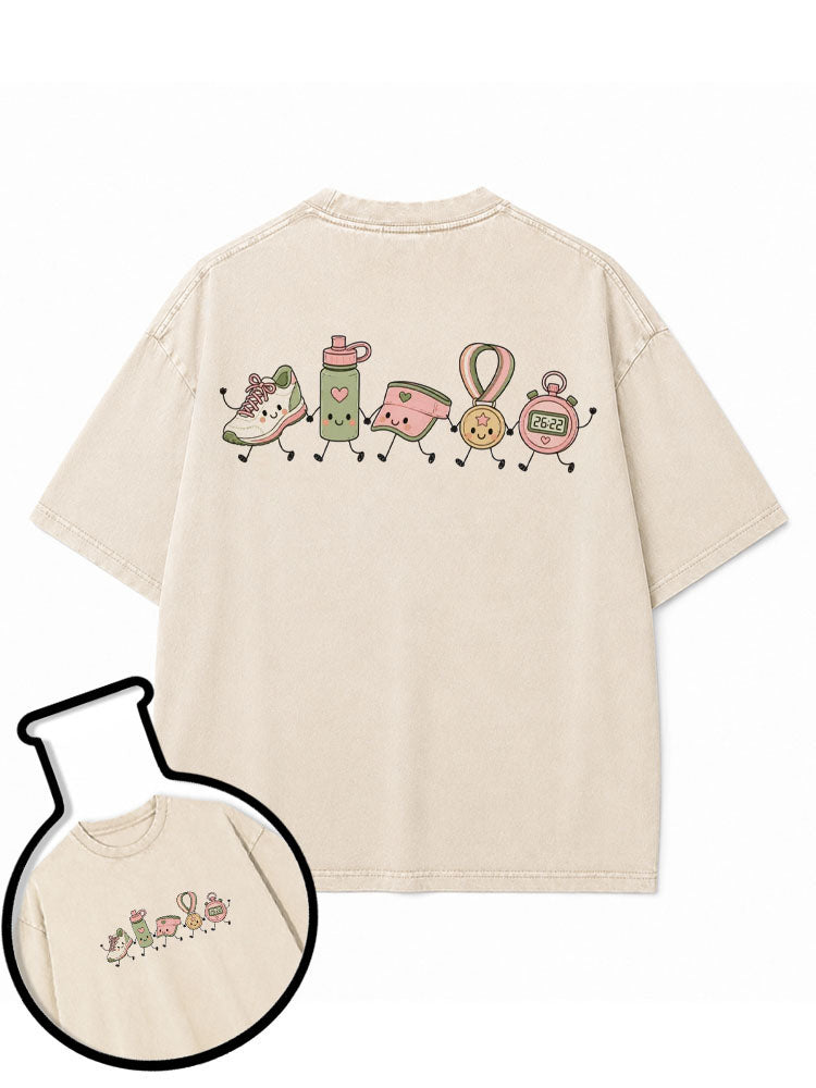running club Washed T-Shirt