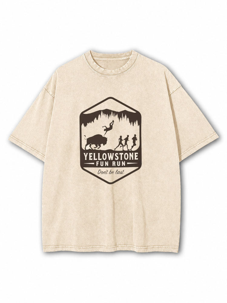 Yellowstone Fun Run Washed T-Shirt