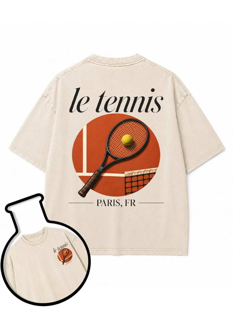 LE TENNIS PARIS FR Washed T-Shirt