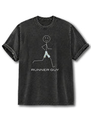 Running Guy Washed T-Shirt