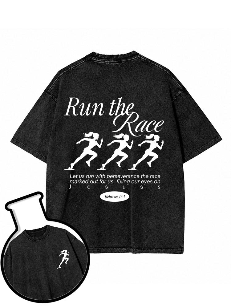 Run the Race Washed T-Shirt