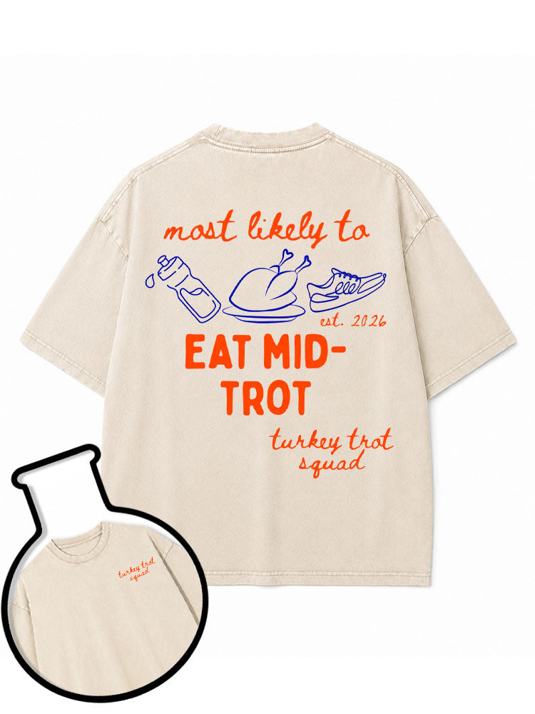 turkey trot squad Washed T-Shirt