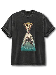 Shark Pizza Washed T-Shirt