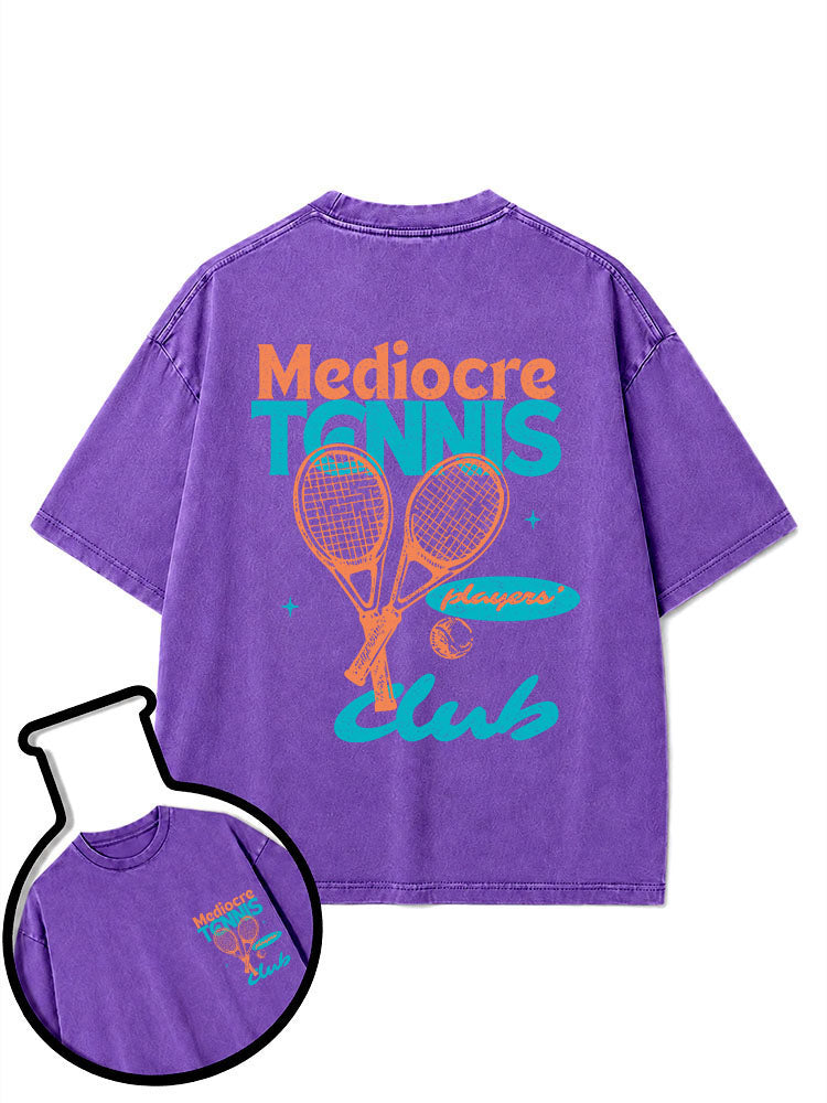 Mediocre Tennis Players Club Washed T-Shirt