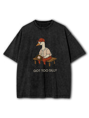 Got Too Silly Washed T-Shirt